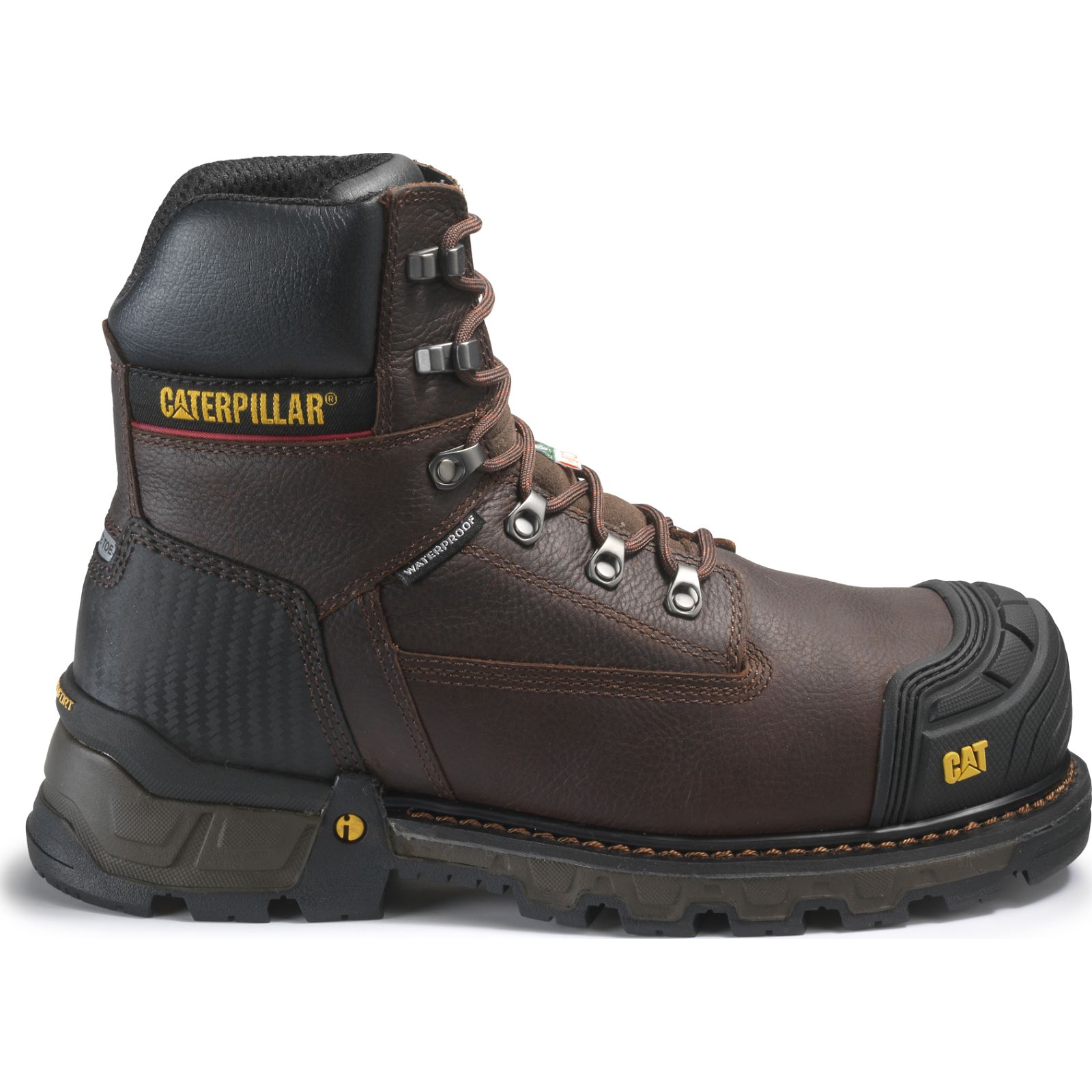Caterpillar Excavator Xl 6” Wp Tx Ct Csa Philippines - Mens Work Boots - Brown 75169CGRN